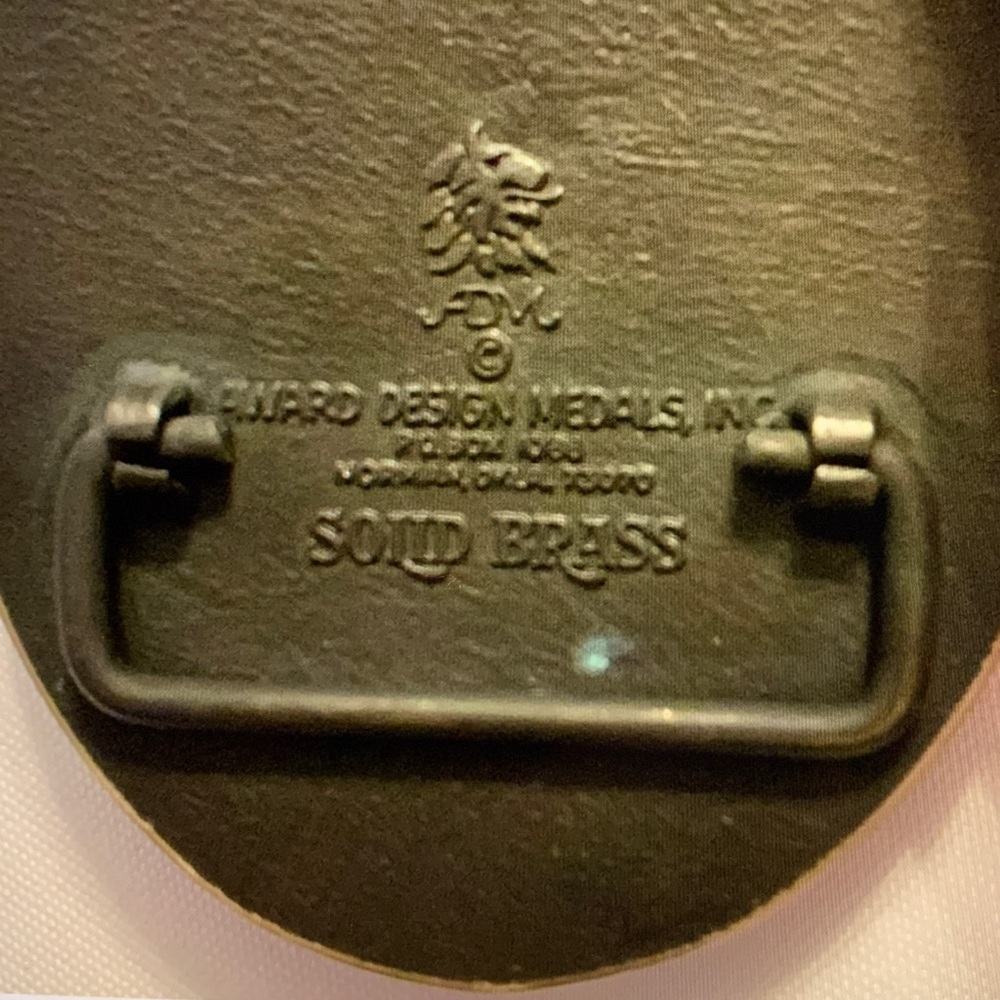 Award Design Medals Vintage Locomotive Belt Buckle - Picture 3 of 10